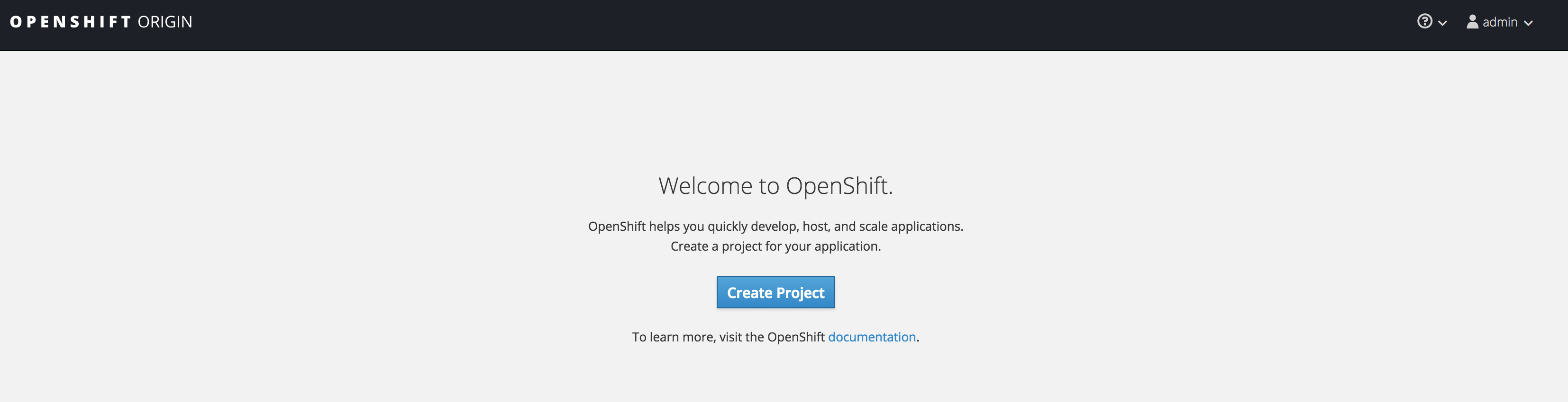 Welcome to OpenShift